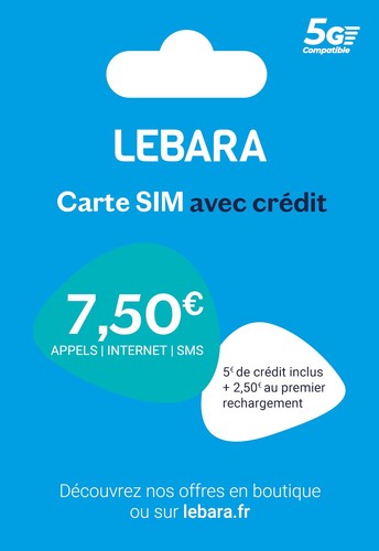 Carte sim lebara - carte,