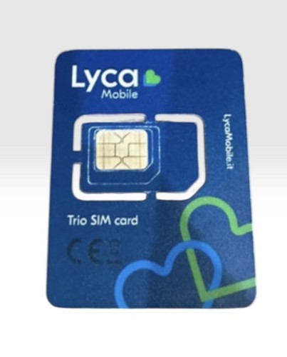 Sim lycamobile già - sim,