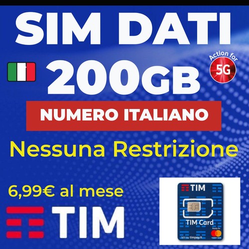 Sim dati 200gb 6 99 - 200gb, 6,99€