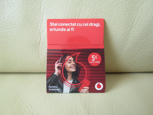 Vodafone romania prepaid sim - romania,