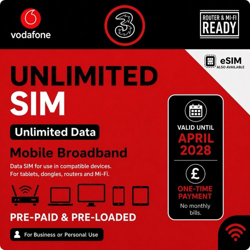 Sim card unlimited - card,