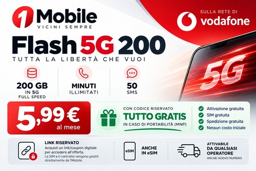 1mobile flash 200gb 99 - 200gb, 5,99€