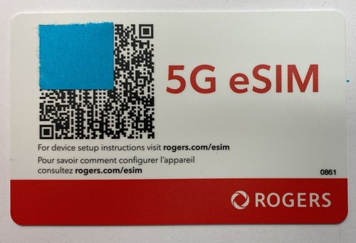 Rogers esim sim - rogers,