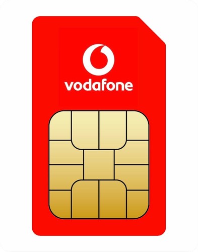 Scheda sim prepagata vodafone - scheda,