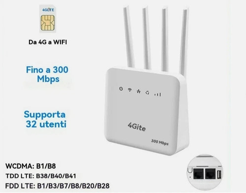 Router lte cpe wifi 6 - router, 4g/5g