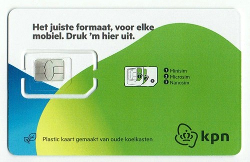 Scheda sim kpn paesi - nl, bassi