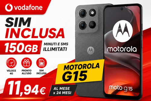 Smartphone motorola g15 sim - motorola, +
