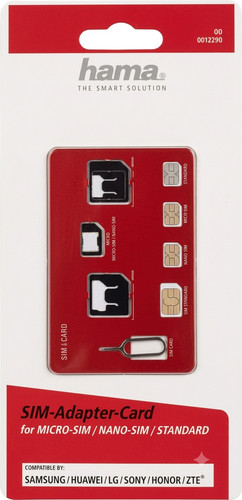 Hama adattatore scheda sim - adattatore,