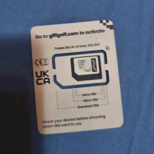 100 giffgaff sim - 100,
