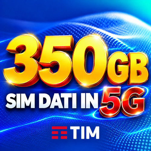 Sim dati 350gb 6 99 - 5g, a