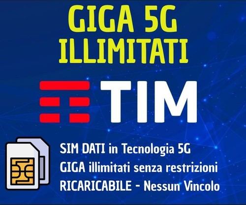 Sim dati giga - dati, illimitati