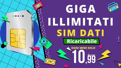 Giga illimitati sim dati - illimitati,, a